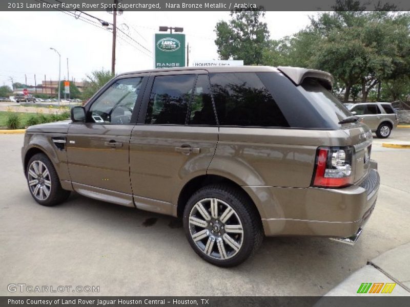 Nara Bronze Metallic / Arabica 2013 Land Rover Range Rover Sport Supercharged