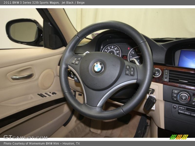 Jet Black / Beige 2011 BMW 3 Series 328i Sports Wagon