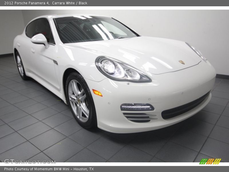 Carrara White / Black 2012 Porsche Panamera 4