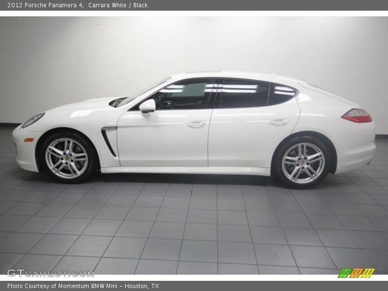 Carrara White / Black 2012 Porsche Panamera 4