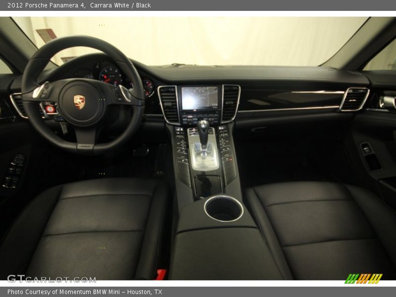 Carrara White / Black 2012 Porsche Panamera 4