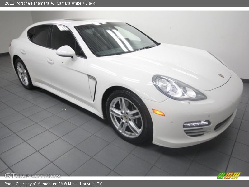 Carrara White / Black 2012 Porsche Panamera 4