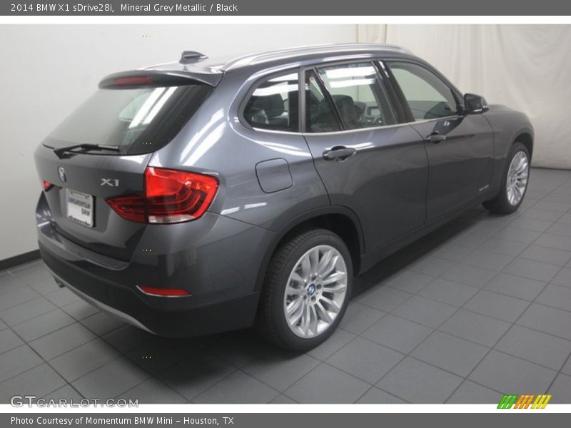 Mineral Grey Metallic / Black 2014 BMW X1 sDrive28i