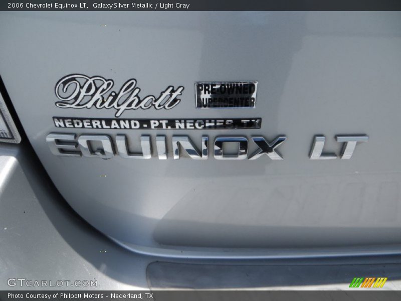 Galaxy Silver Metallic / Light Gray 2006 Chevrolet Equinox LT
