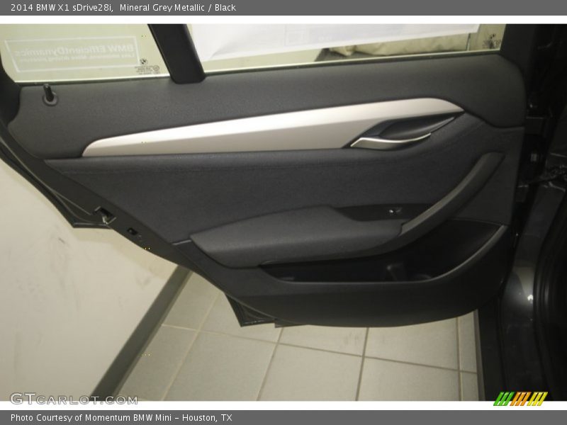 Mineral Grey Metallic / Black 2014 BMW X1 sDrive28i
