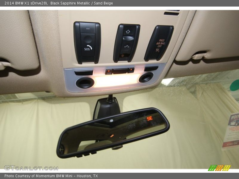 Black Sapphire Metallic / Sand Beige 2014 BMW X1 sDrive28i