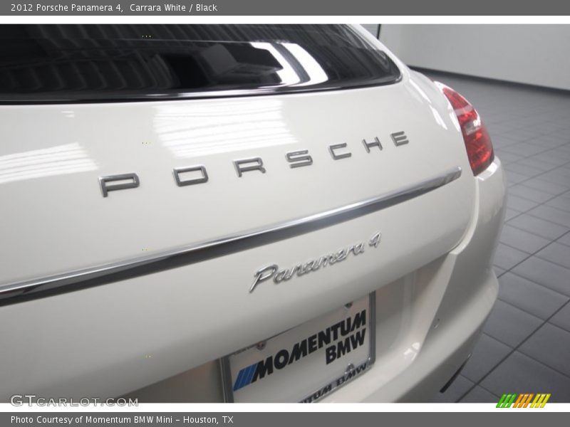 Carrara White / Black 2012 Porsche Panamera 4