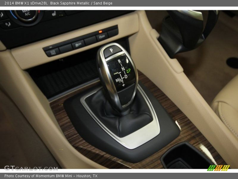 Black Sapphire Metallic / Sand Beige 2014 BMW X1 sDrive28i