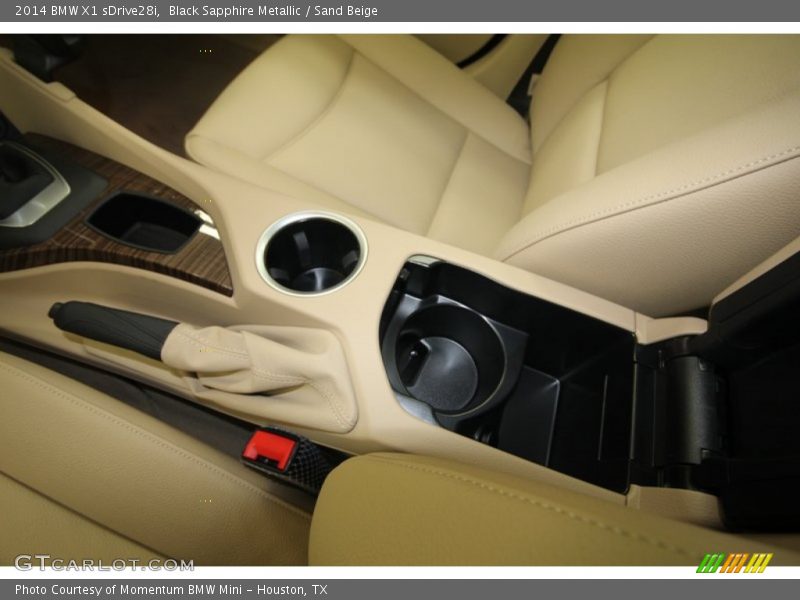 Black Sapphire Metallic / Sand Beige 2014 BMW X1 sDrive28i