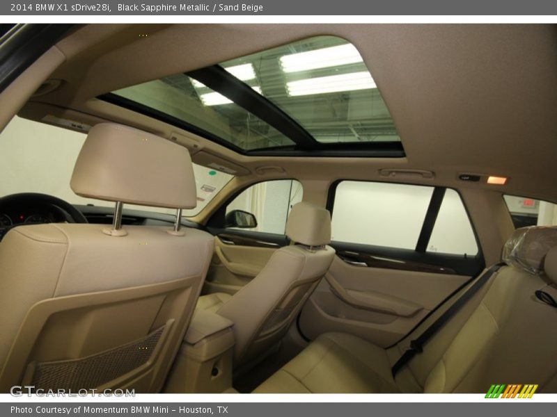 Black Sapphire Metallic / Sand Beige 2014 BMW X1 sDrive28i
