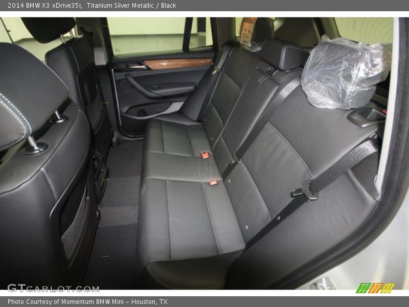 Titanium Silver Metallic / Black 2014 BMW X3 xDrive35i