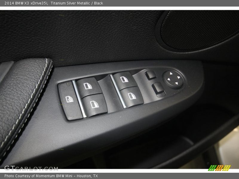 Titanium Silver Metallic / Black 2014 BMW X3 xDrive35i