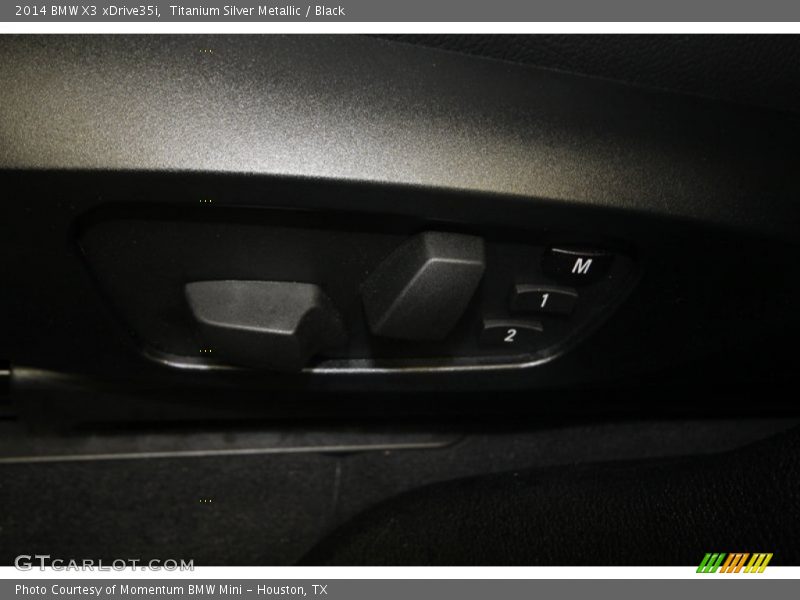 Titanium Silver Metallic / Black 2014 BMW X3 xDrive35i