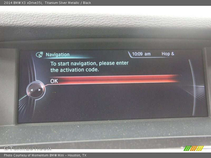Titanium Silver Metallic / Black 2014 BMW X3 xDrive35i