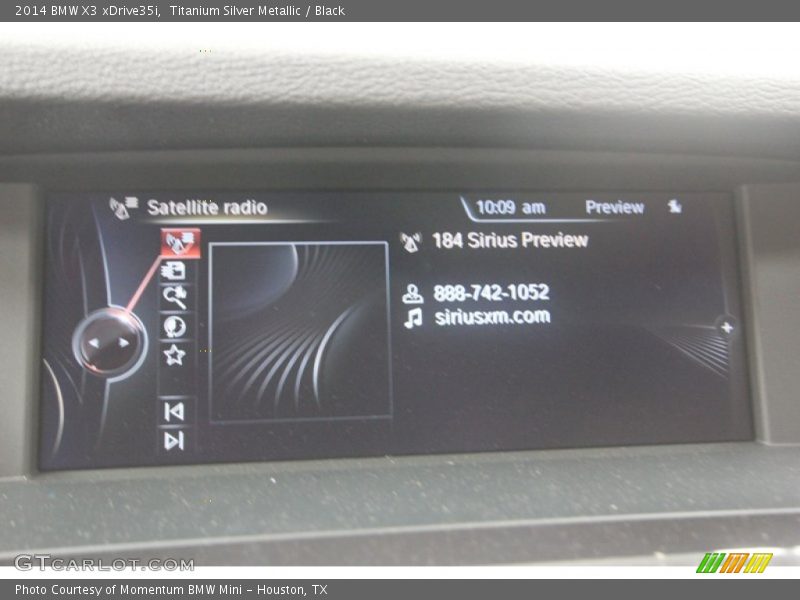 Titanium Silver Metallic / Black 2014 BMW X3 xDrive35i