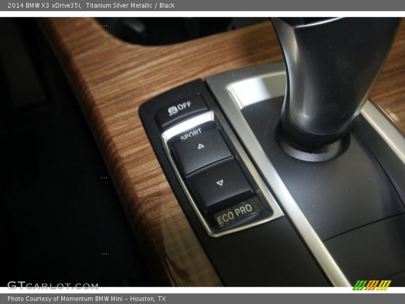 Titanium Silver Metallic / Black 2014 BMW X3 xDrive35i