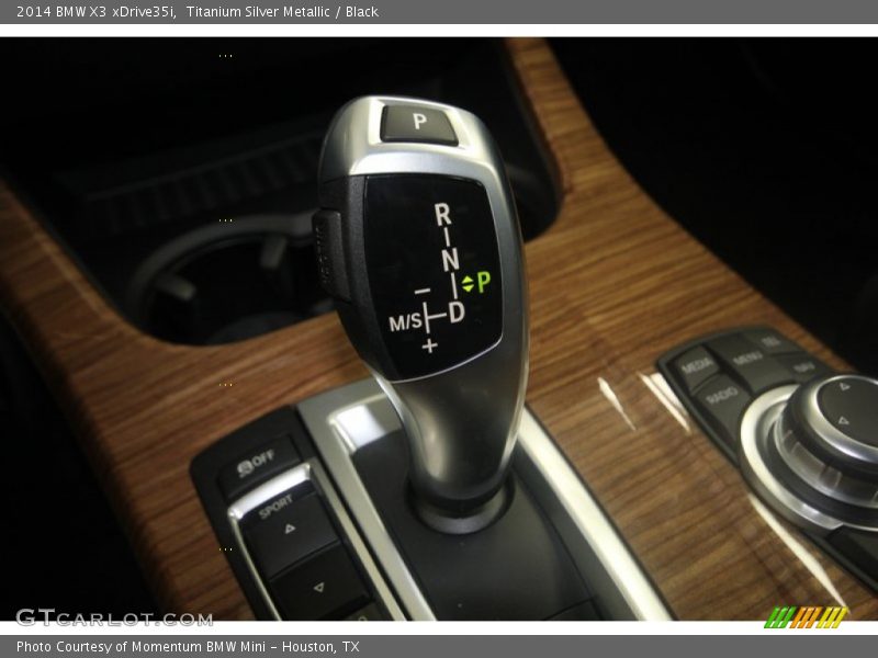 Titanium Silver Metallic / Black 2014 BMW X3 xDrive35i