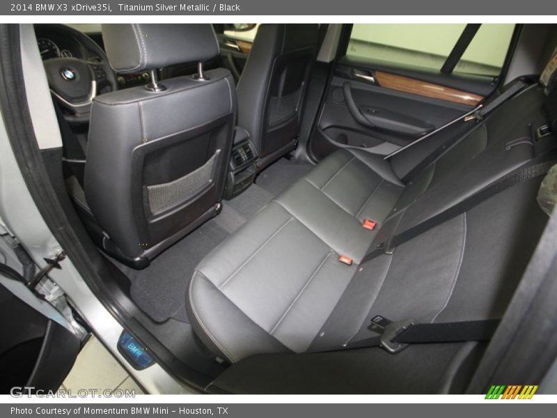 Titanium Silver Metallic / Black 2014 BMW X3 xDrive35i