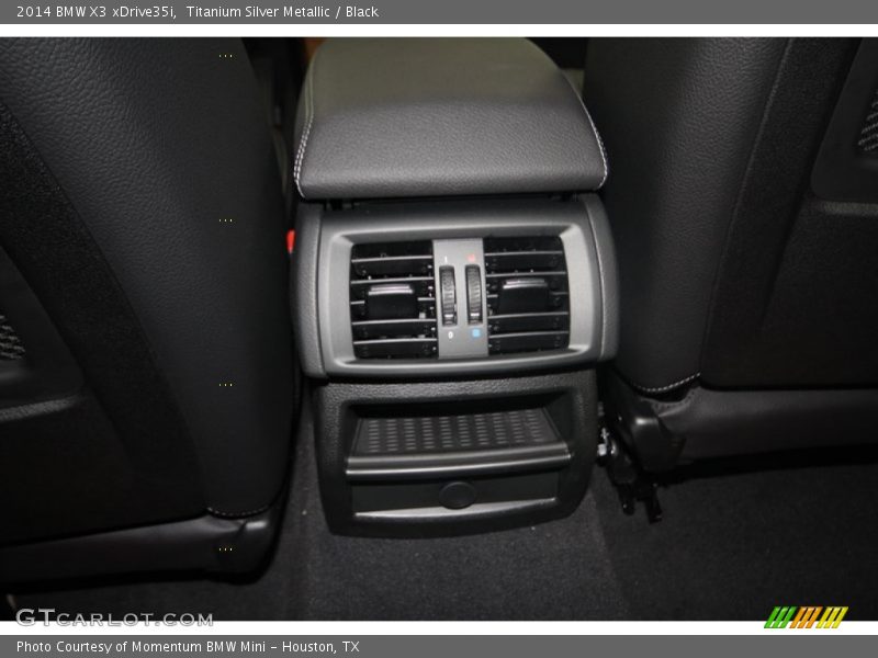 Titanium Silver Metallic / Black 2014 BMW X3 xDrive35i