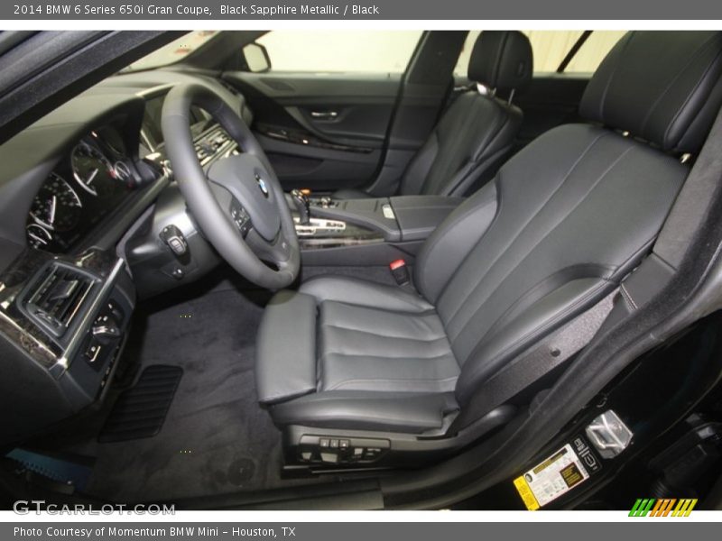 Front Seat of 2014 6 Series 650i Gran Coupe