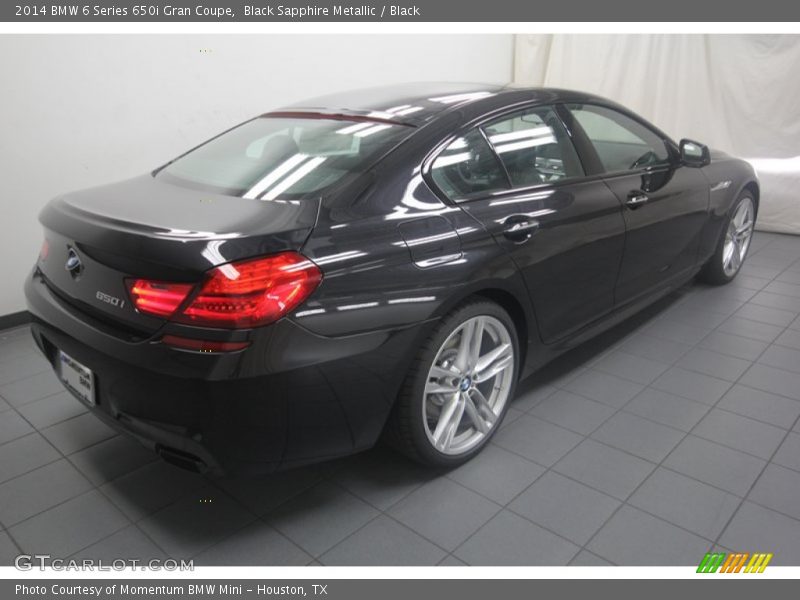 Black Sapphire Metallic / Black 2014 BMW 6 Series 650i Gran Coupe