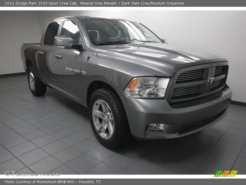 Front 3/4 View of 2011 Ram 1500 Sport Crew Cab