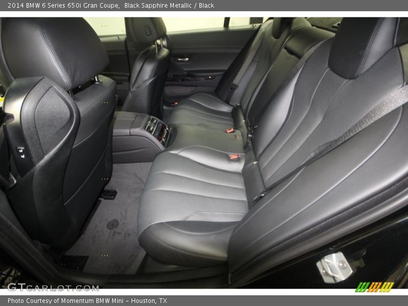 Rear Seat of 2014 6 Series 650i Gran Coupe