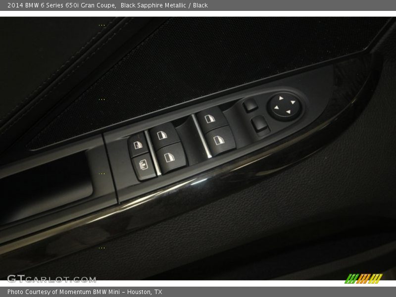 Black Sapphire Metallic / Black 2014 BMW 6 Series 650i Gran Coupe