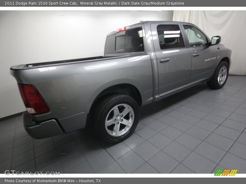 Mineral Gray Metallic / Dark Slate Gray/Medium Graystone 2011 Dodge Ram 1500 Sport Crew Cab