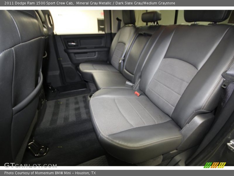 Rear Seat of 2011 Ram 1500 Sport Crew Cab
