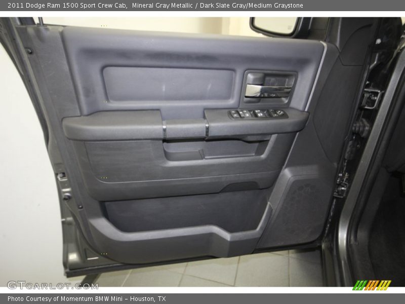 Mineral Gray Metallic / Dark Slate Gray/Medium Graystone 2011 Dodge Ram 1500 Sport Crew Cab
