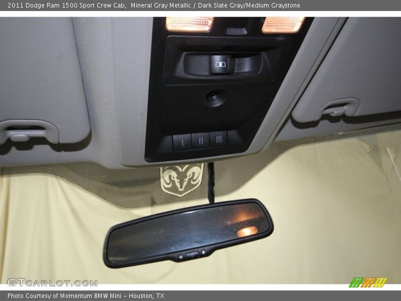 Mineral Gray Metallic / Dark Slate Gray/Medium Graystone 2011 Dodge Ram 1500 Sport Crew Cab