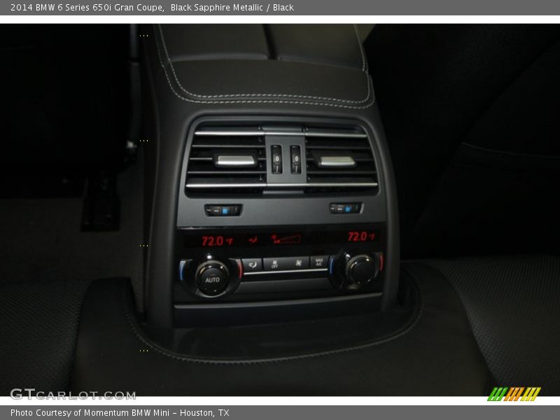 Black Sapphire Metallic / Black 2014 BMW 6 Series 650i Gran Coupe