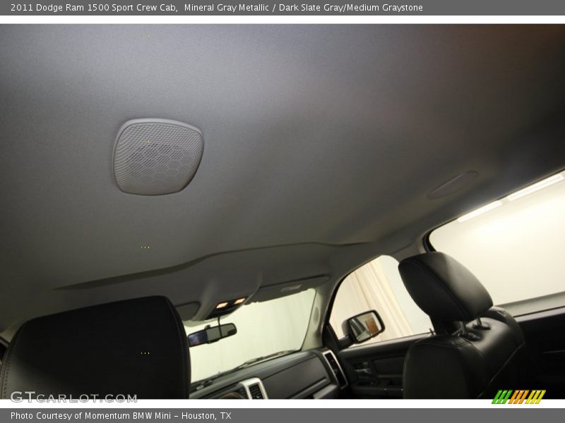 Mineral Gray Metallic / Dark Slate Gray/Medium Graystone 2011 Dodge Ram 1500 Sport Crew Cab