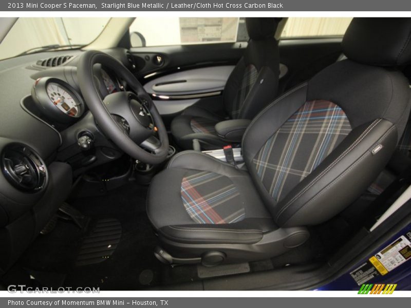 Starlight Blue Metallic / Leather/Cloth Hot Cross Carbon Black 2013 Mini Cooper S Paceman