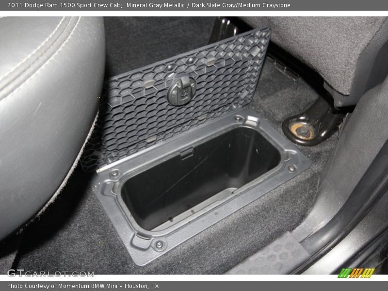 Mineral Gray Metallic / Dark Slate Gray/Medium Graystone 2011 Dodge Ram 1500 Sport Crew Cab