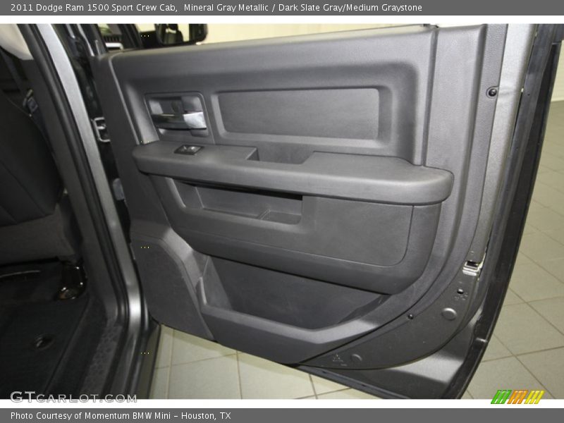 Mineral Gray Metallic / Dark Slate Gray/Medium Graystone 2011 Dodge Ram 1500 Sport Crew Cab