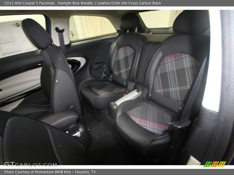 Starlight Blue Metallic / Leather/Cloth Hot Cross Carbon Black 2013 Mini Cooper S Paceman
