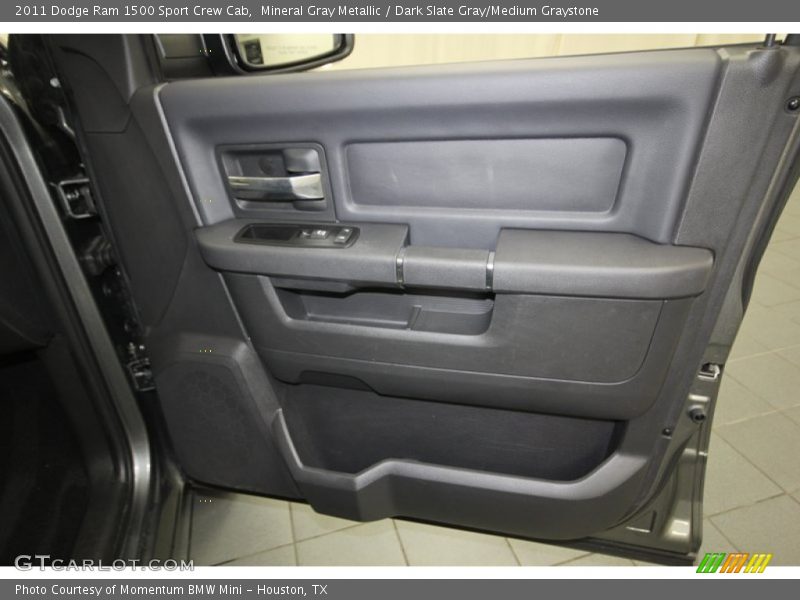 Mineral Gray Metallic / Dark Slate Gray/Medium Graystone 2011 Dodge Ram 1500 Sport Crew Cab
