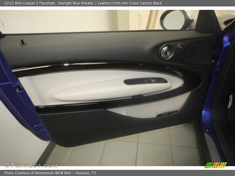 Starlight Blue Metallic / Leather/Cloth Hot Cross Carbon Black 2013 Mini Cooper S Paceman