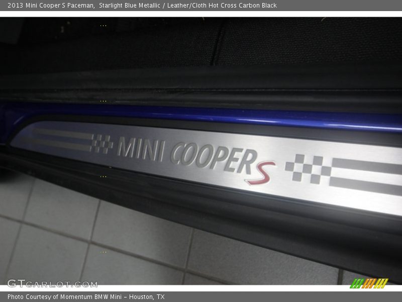 Starlight Blue Metallic / Leather/Cloth Hot Cross Carbon Black 2013 Mini Cooper S Paceman