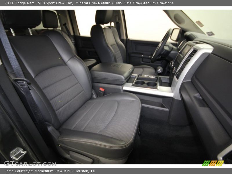 Mineral Gray Metallic / Dark Slate Gray/Medium Graystone 2011 Dodge Ram 1500 Sport Crew Cab
