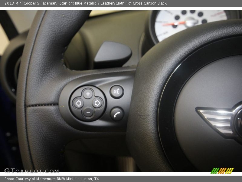 Starlight Blue Metallic / Leather/Cloth Hot Cross Carbon Black 2013 Mini Cooper S Paceman