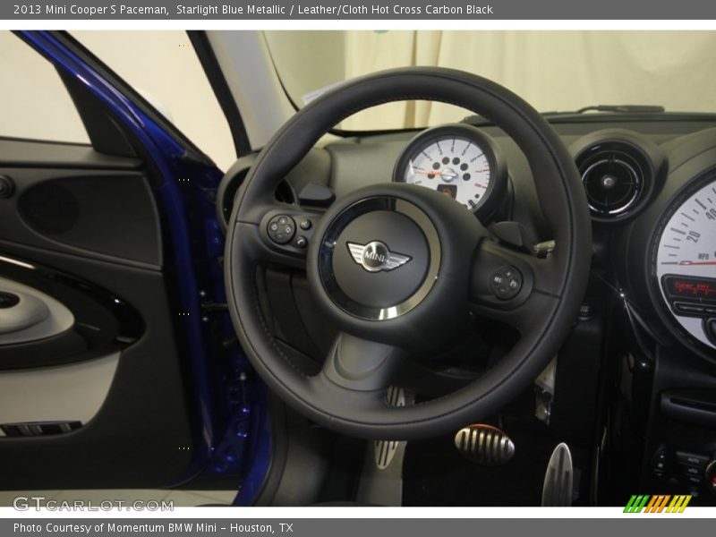 Starlight Blue Metallic / Leather/Cloth Hot Cross Carbon Black 2013 Mini Cooper S Paceman
