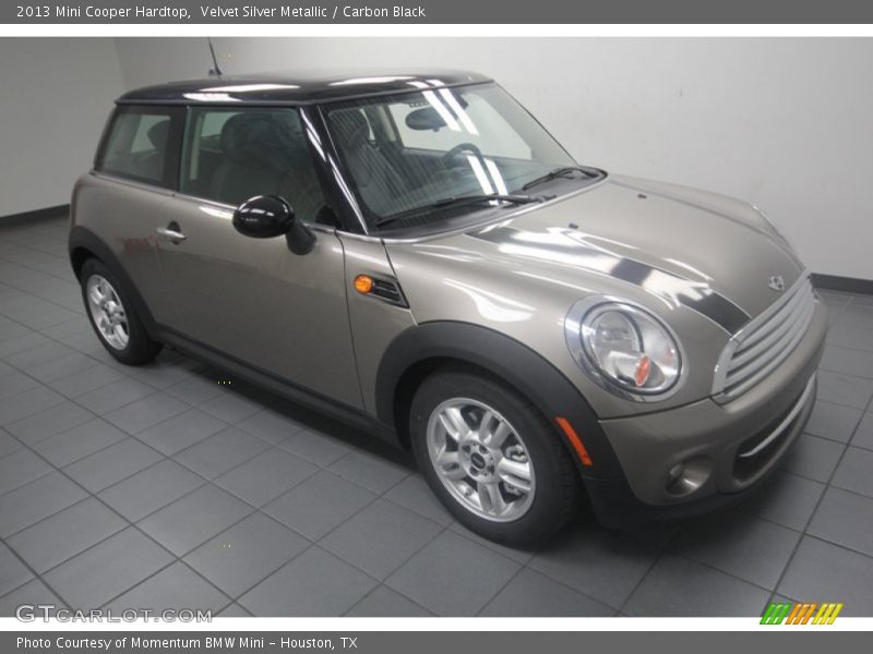 Velvet Silver Metallic / Carbon Black 2013 Mini Cooper Hardtop