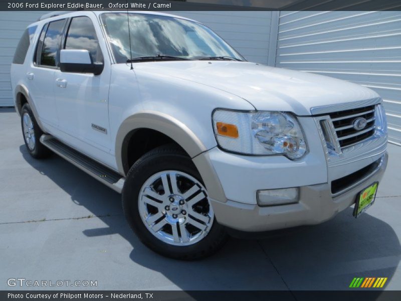 Oxford White / Camel 2006 Ford Explorer Eddie Bauer
