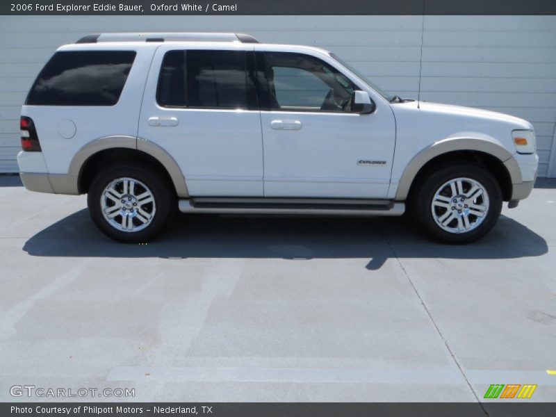 Oxford White / Camel 2006 Ford Explorer Eddie Bauer
