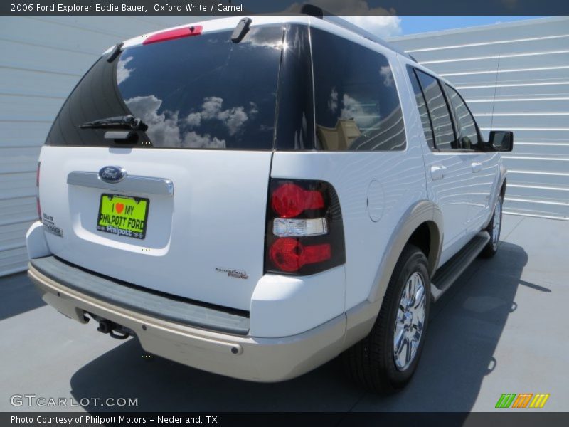 Oxford White / Camel 2006 Ford Explorer Eddie Bauer