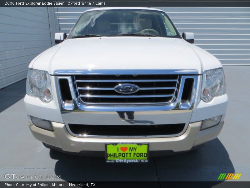 Oxford White / Camel 2006 Ford Explorer Eddie Bauer