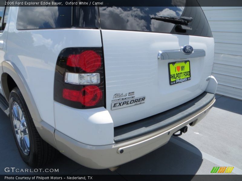 Oxford White / Camel 2006 Ford Explorer Eddie Bauer